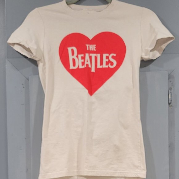 The Beatles Shirts & Tops The Beatles Tshirt Heart Logo Graphic